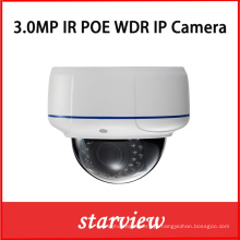 3MP WDR Dome Vandal-Prova de Segurança CCTV IP Camera